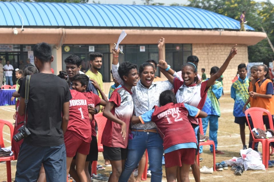 Odisha girls team kho kho