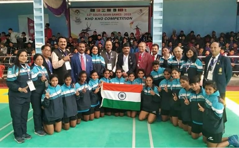 BOYS & GIRLS KHO KHO INDIA TEAM WINS GOLD AT 13TH SAG