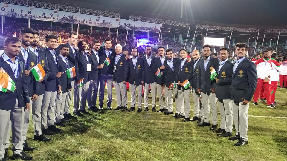 INDIAN KHO KHO TEAM IN 13th south asian game