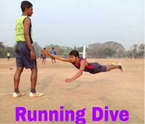 Running Dive Kho Kho Skills